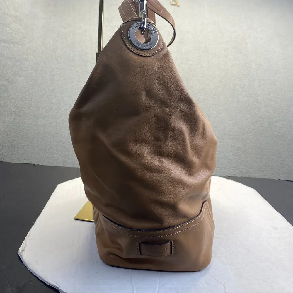 Authentic COACH 28915 Hadley Leather Duffle,Shoulder Bag - Picture 12 of 16